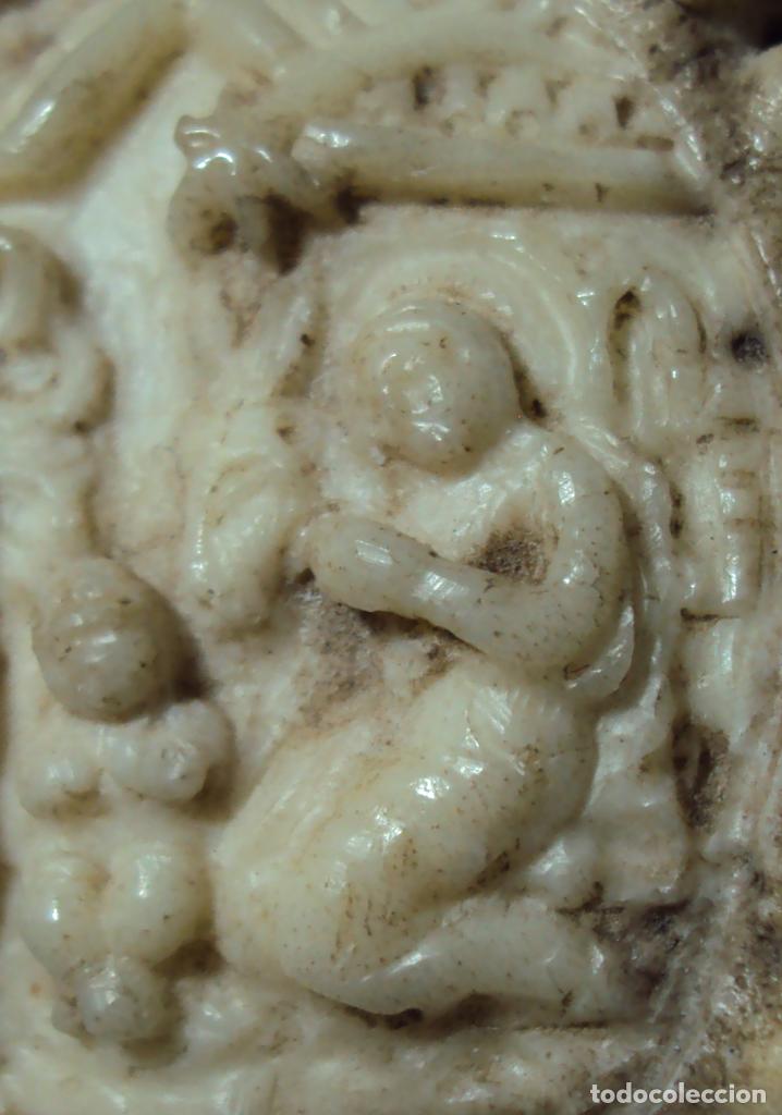 Arte: Nacimiento tallado en roseta de cuerna de ciervo - Foto 5