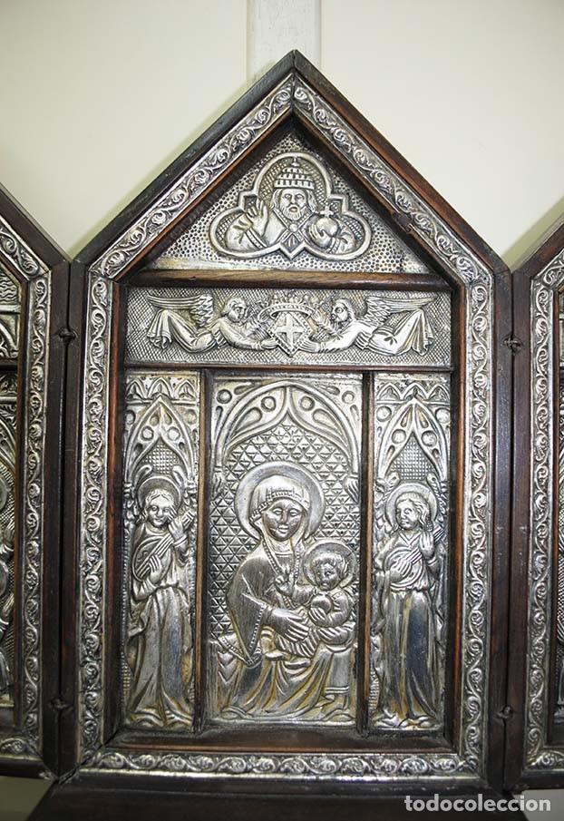 Arte: TR&Iacute;PTICO ANTIGUO ESTILO NEOG&Oacute;TICO - Foto 2