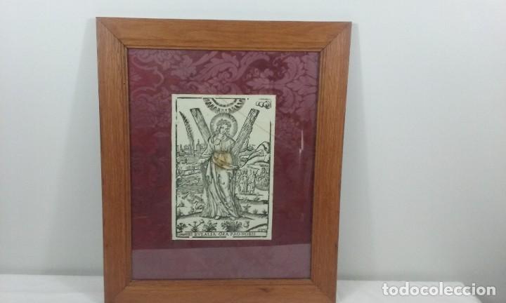 Arte: Antiguo grabado Santa Eulalia - Foto 1