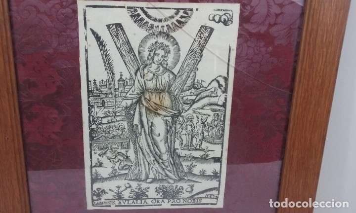 Arte: Antiguo grabado Santa Eulalia - Foto 2