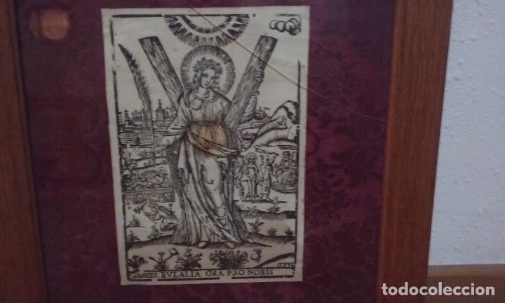 Arte: Antiguo grabado Santa Eulalia - Foto 7