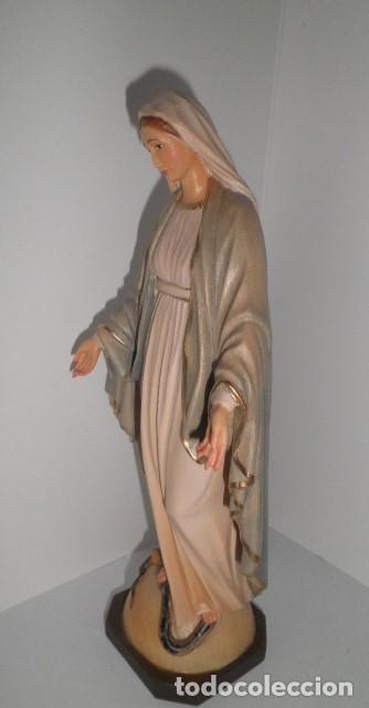 Arte: VIRGEN MILAGROSA EN MADERA (20 CMS.) - Foto 2