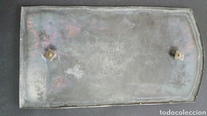 Arte: ANTIGUA PLACA . FUITE EN EGYPTE. marcada Biron - Foto 5