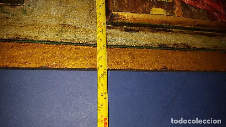 Arte: TRIPTICO EN MADERA CON LAMINAS IMAGENES RELIGIOSAS - Foto 6