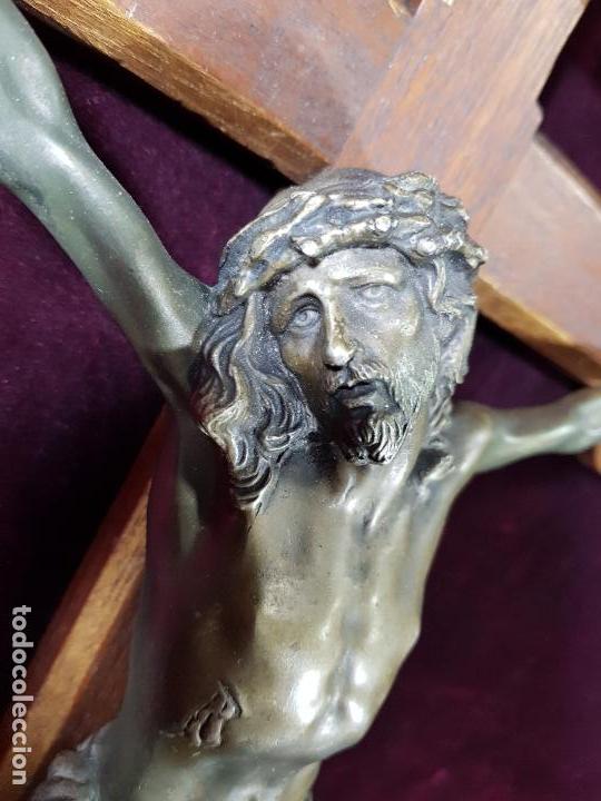Arte: CRUCIFICADO  EN  BRONCE - Foto 3