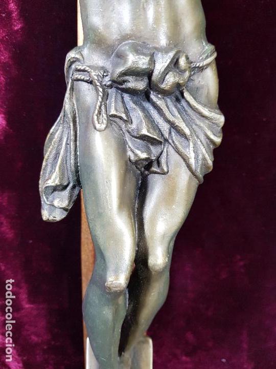 Arte: CRUCIFICADO  EN  BRONCE - Foto 4