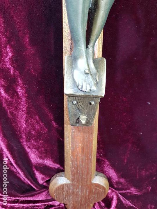 Arte: CRUCIFICADO  EN  BRONCE - Foto 6