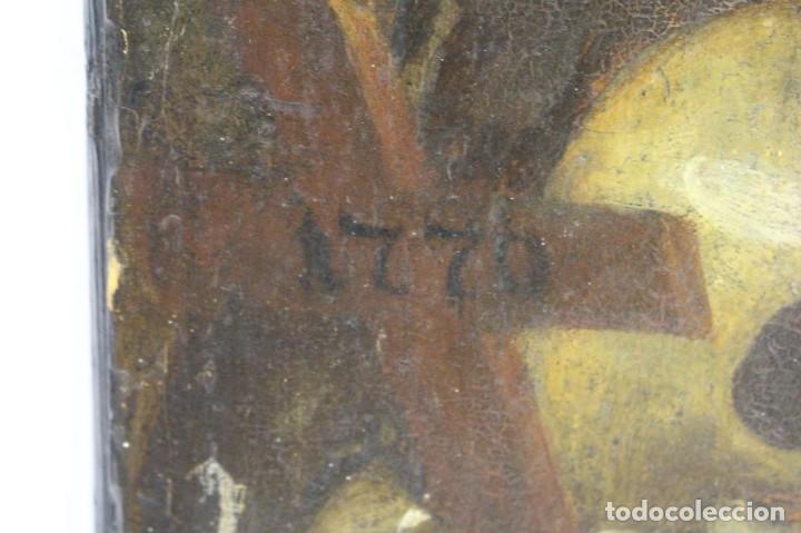 Arte: &Oacute;leo sobre tabla. Siglo XVIII - Foto 7