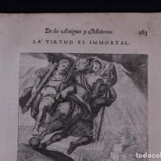 Arte: ENCHIRIDION DE EPICTETO GENTIL CON ENSAYOS DE CHRISTIANO 1669. GRABADOS DE OTTO VAENIUS. Lote 118897123