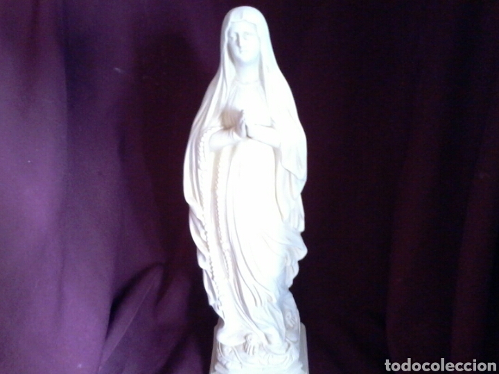 Arte: Virgen de biscuit. - Foto 1