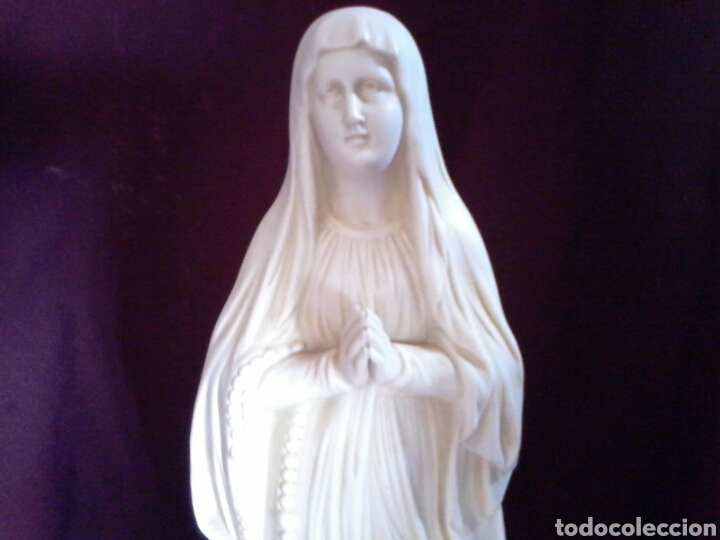 Arte: Virgen de biscuit. - Foto 2