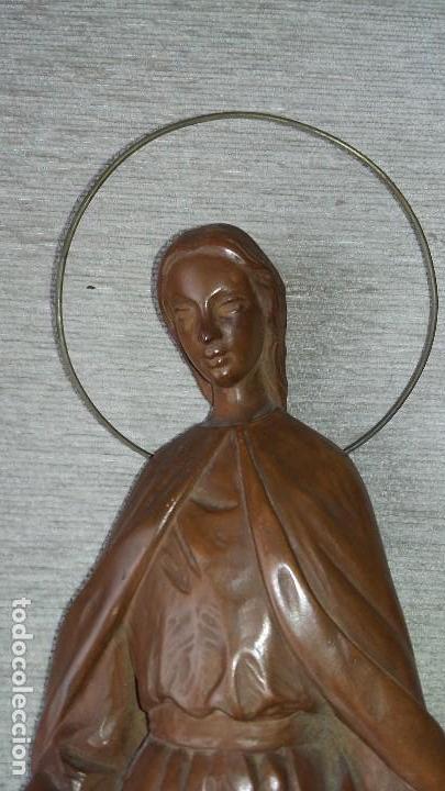 Arte: VIRGEN DE LA CINTA TALLA MADERA - Foto 4