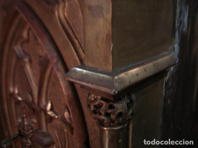 Arte: IMPRESIONANTE TABERNACULO DE MADERA TALLADA SXIX - Foto 9