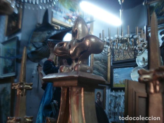 Arte: IMPRESIONANTE TABERNACULO DE MADERA TALLADA SXIX - Foto 11