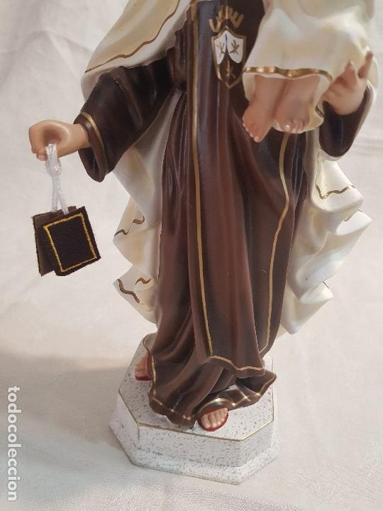 Arte: Virgen del Carmen , fabricada en Olot. - Foto 3