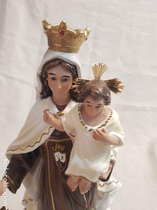 Arte: Virgen del Carmen , fabricada en Olot. - Foto 4