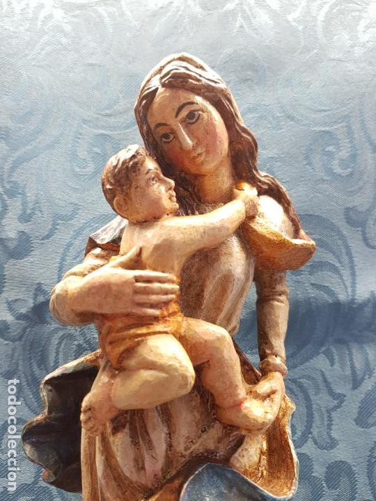 Arte: VIRGEN  CON  NI&Ntilde;O  EN  BRAZOS - Foto 3