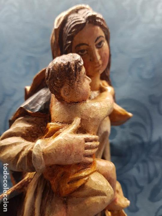 Arte: VIRGEN  CON  NI&Ntilde;O  EN  BRAZOS - Foto 4