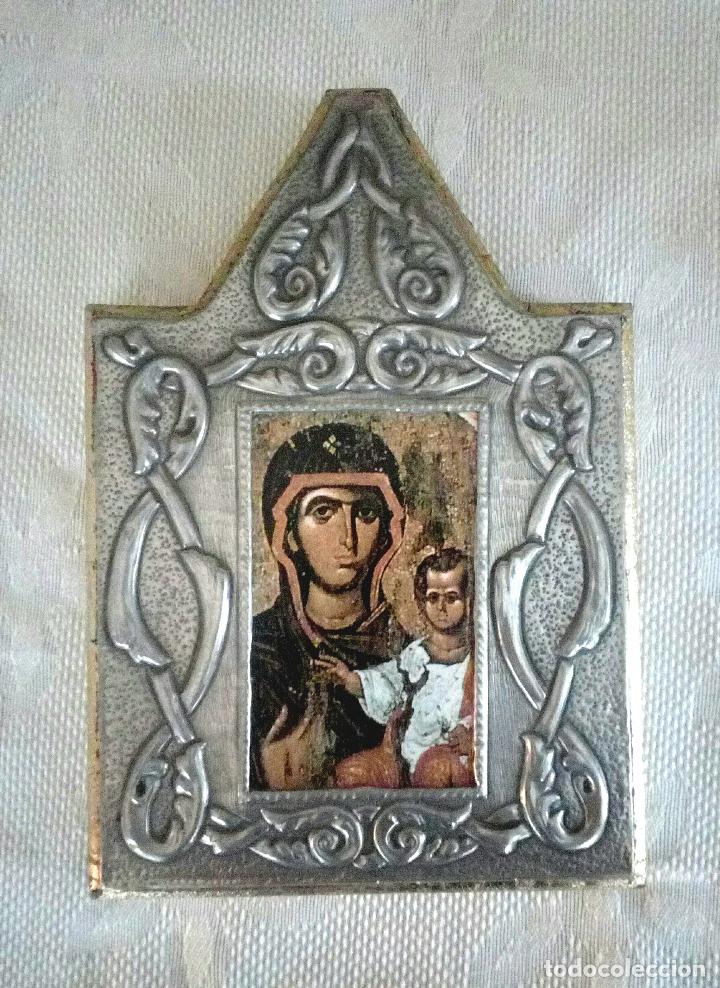 Arte: ICONO VIRGEN CON NI&Ntilde;O - Foto 1