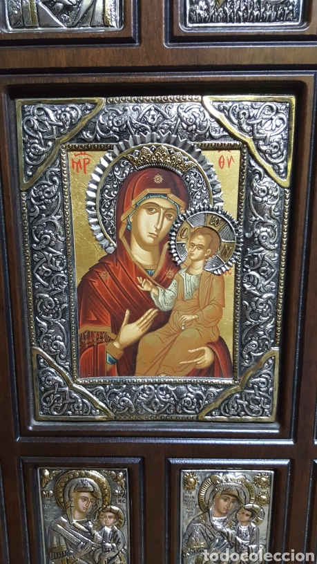 Arte: Plata, PANEL CON ICONOS DE PLATA - Foto 2