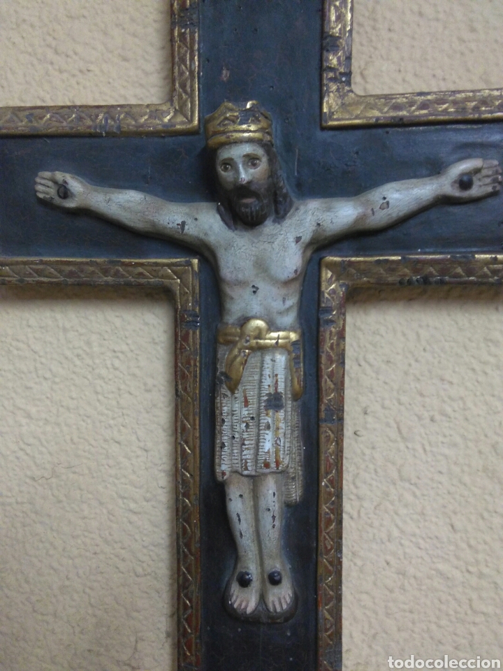 Arte: Cristo madera con policrom&iacute;a - Foto 2