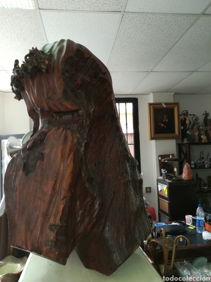 Arte: Cabeza de cristo talla en madera - Foto 6