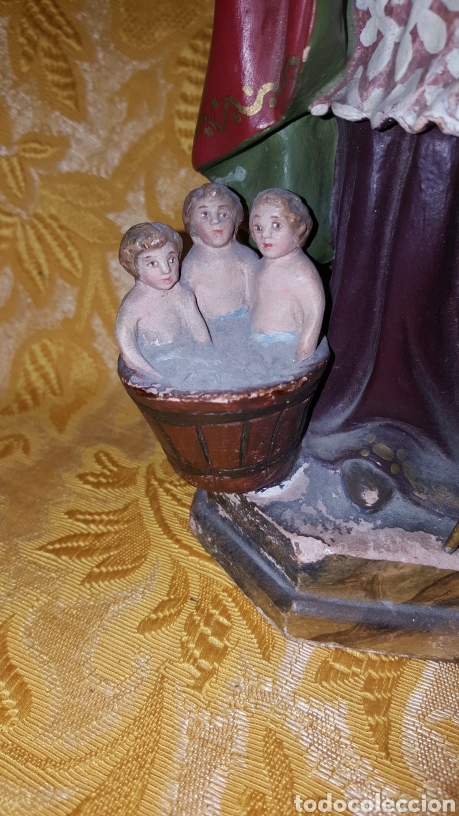 Arte: FIGURA DE SAN NICOL&Aacute;S. OLOT - Foto 7