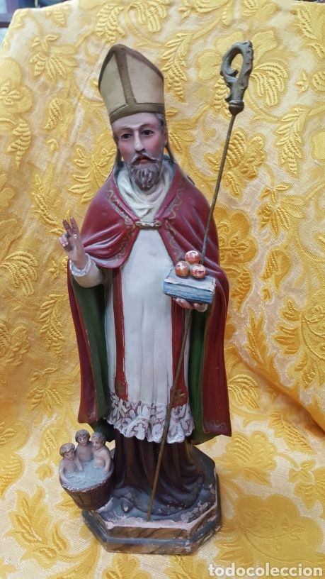 Arte: FIGURA DE SAN NICOL&Aacute;S. OLOT - Foto 28