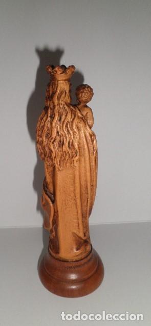 Arte: VIRGEN CON NI&Ntilde;O EN MADERA MACIZA - Foto 4
