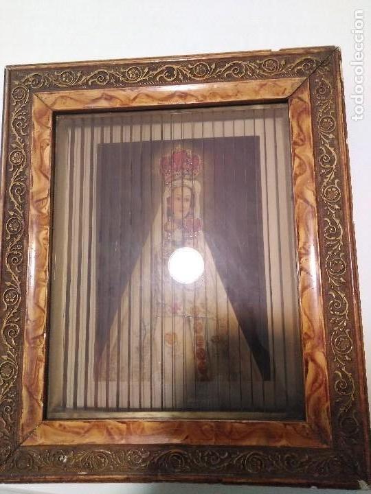Arte: Antiguo cuadro religioso tridimensional - Foto 1