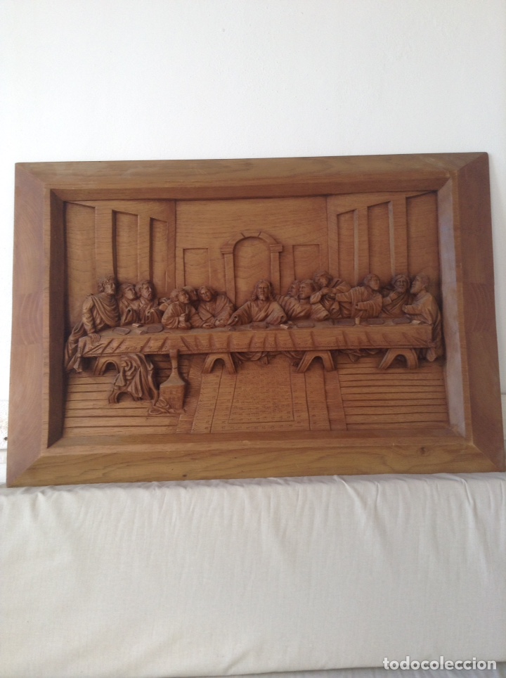 Arte: Santa Cena tallada - Foto 2