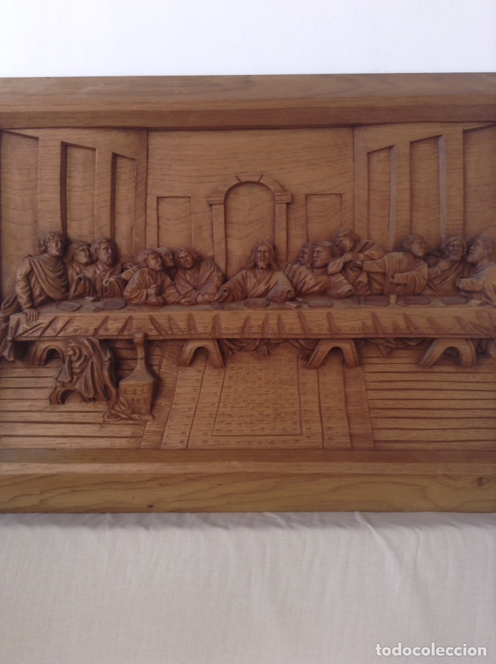 Arte: Santa Cena tallada - Foto 3