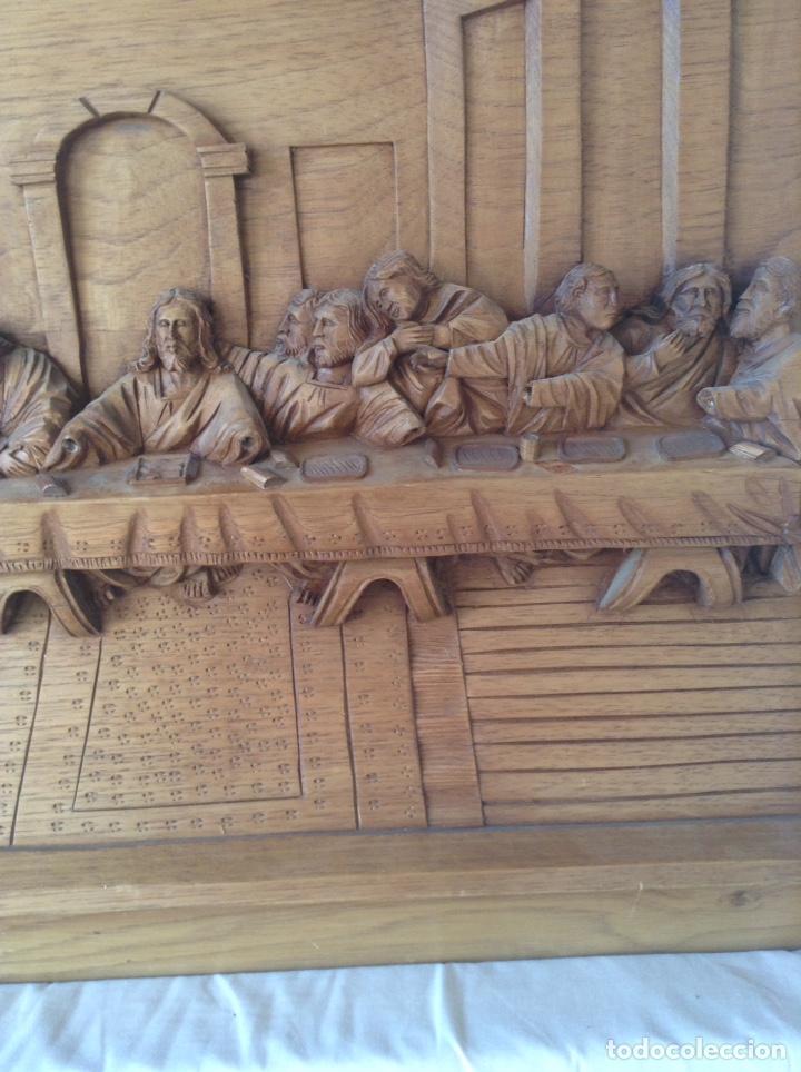 Arte: Santa Cena tallada - Foto 5