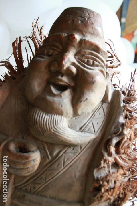 Arte: Buda antiguo de bamb&uacute; chino - Foto 2