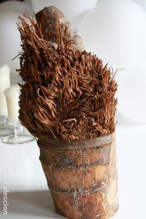 Arte: Buda antiguo de bamb&uacute; chino - Foto 4