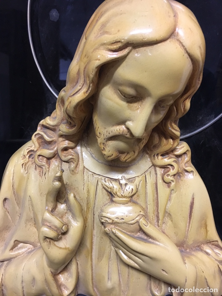 Arte: Coraz&oacute;n de Jes&uacute;s de estuco - Foto 2