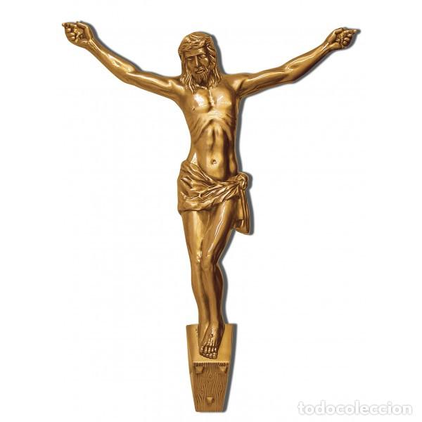 Arte: Cristo bronce de 64 cm. Color bronce - Foto 1