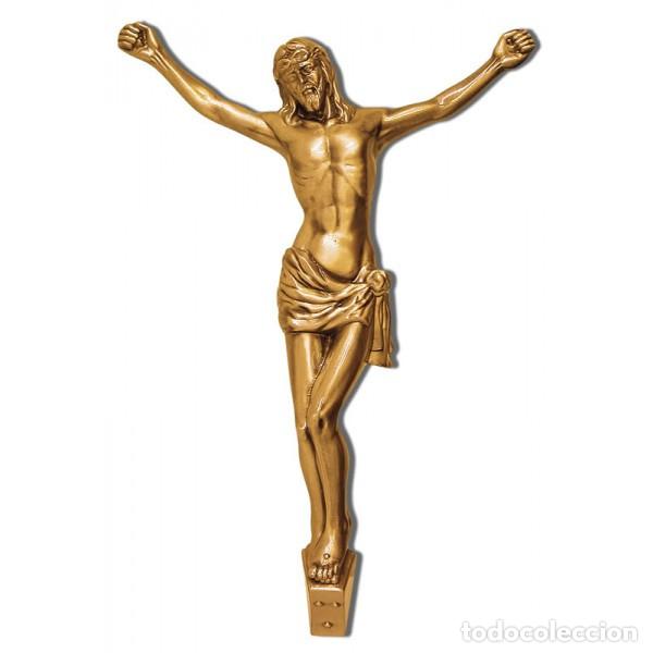 Arte: Cristo bronce de 52 cm. Color bronce - Foto 1