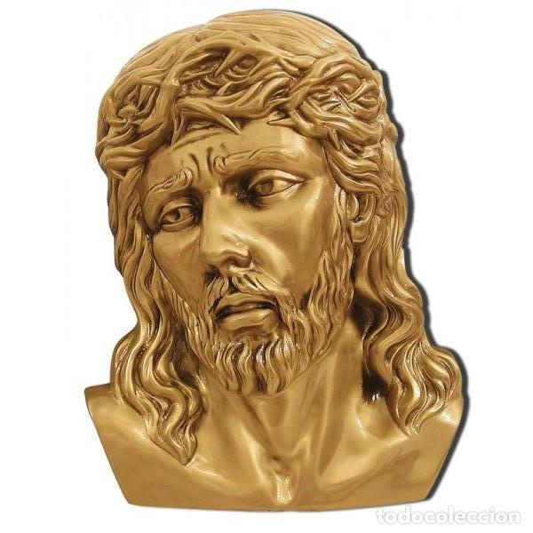 Arte: Cristo espinas bronce 1. Color bronce - Foto 1