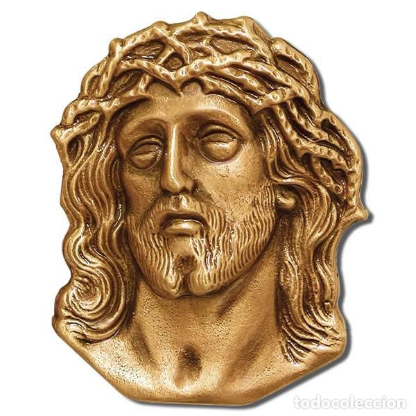 Arte: Cristo espinas bronce 4. Color bronce - Foto 1