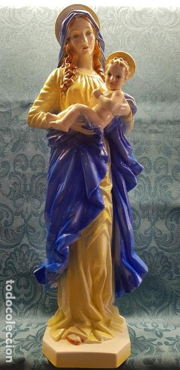 Arte: VIRGEN  CON  NI&Ntilde;O  EN  BRAZOS - Foto 1