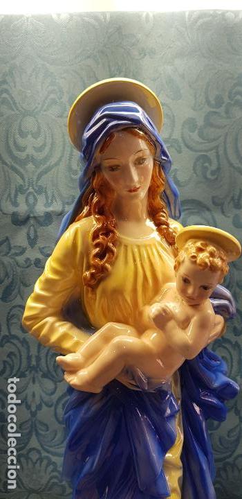Arte: VIRGEN  CON  NI&Ntilde;O  EN  BRAZOS - Foto 2