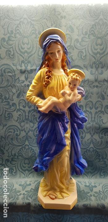 Arte: VIRGEN  CON  NI&Ntilde;O  EN  BRAZOS - Foto 3