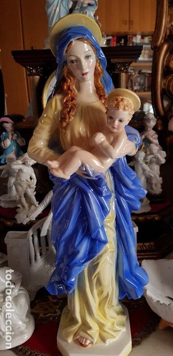 Arte: VIRGEN  CON  NI&Ntilde;O  EN  BRAZOS - Foto 4