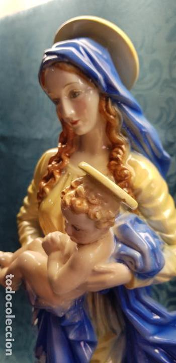 Arte: VIRGEN  CON  NI&Ntilde;O  EN  BRAZOS - Foto 7