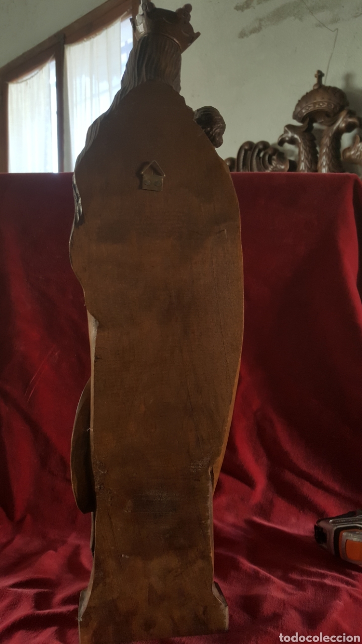Arte: Virgen Pur&iacute;sima en madera - Foto 2