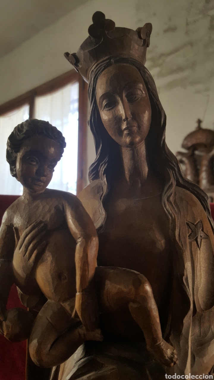 Arte: Virgen Pur&iacute;sima en madera - Foto 3