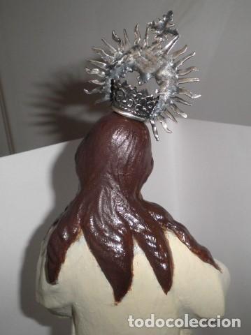Arte: VIRGEN MADERA FINALES SIGLO XVIII - Foto 6