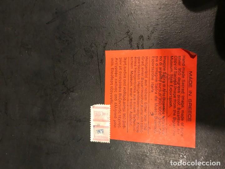 Arte: icono ultima cena, todo plata - Foto 2