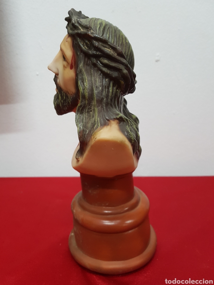 Arte: Busto de Cristo de pl&aacute;stico y arena - Foto 2